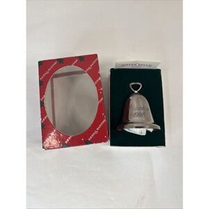 Vintage Reed & Barton‎ Silver Plated 1996 Annual Christmas Bell Read